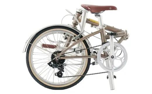 【 Antique Brass 】 DAHON フォールディングバイク Boardwalk D7 20インチ 自転車 折りたたみ自転車 折りたたみ コンパクト 通勤 通学 日常使い サイクリング 収納