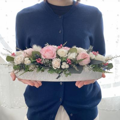 ふるさと納税 春日部市 プリザーブドフラワーアレンジ【プレジール/スイートピンク】春日部市 シュガーパイン |  | 03