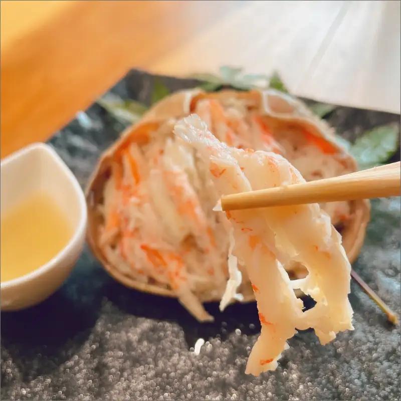 松葉がにの甲羅盛　蟹の甲羅盛り 200g 蟹