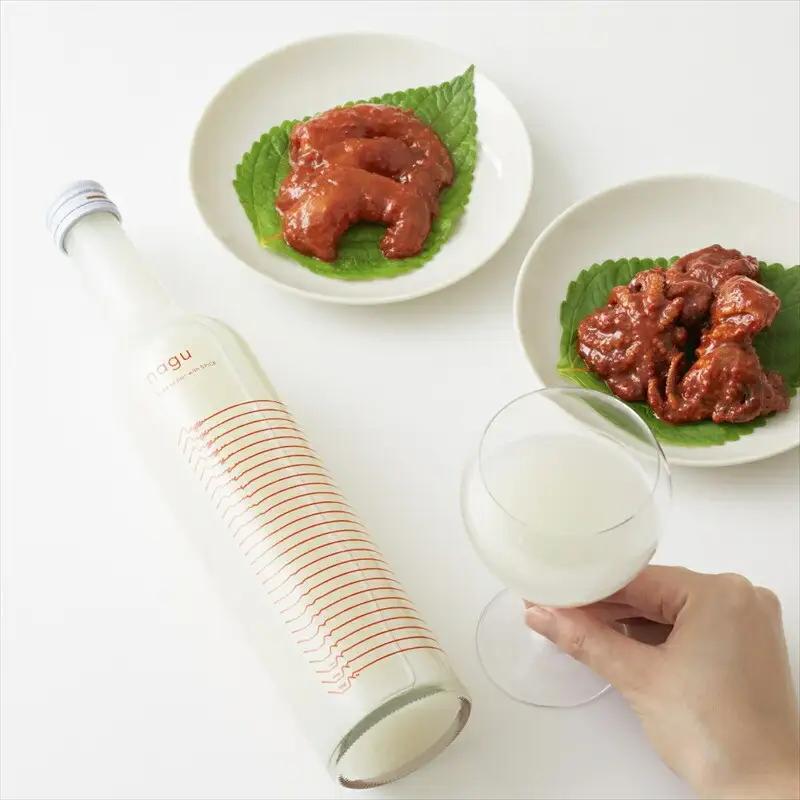 nagu 3本セット【「ピリッ」とした料理に合う お酒 】produced by ごほうびキムチ【日本酒  お米 おつまみ 韓国料理】
