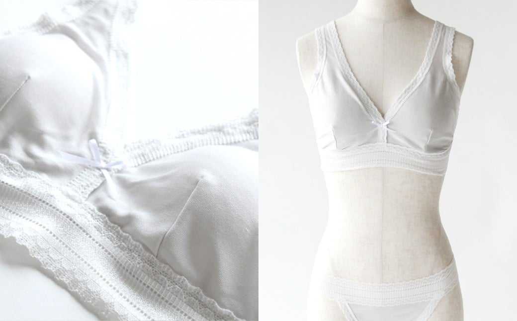 シルク／ソフトブラ　グレー