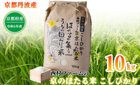 【新米】【京都丹波 西村farm】京都丹波産こしひかり 西村ファームの京ほたる米 10kg[高島屋選定品］025N521 【令和6年産新米】