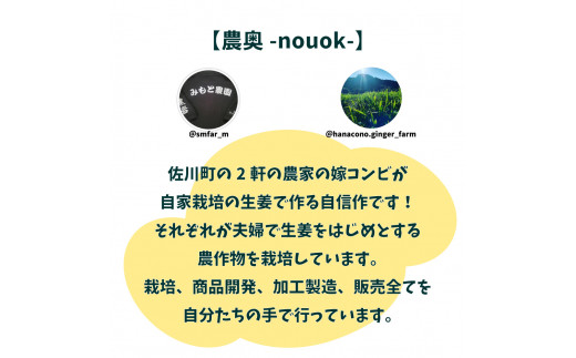 【土付き新生姜1kg・生姜佃煮1袋・ジンジャーシロップ1個】　＜新生姜収穫後11月下旬頃より順次発送＞（C）