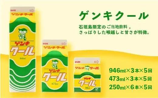 【定期便_5回】八重山ゲンキ乳業 全種バリューセット　GN-4_5t