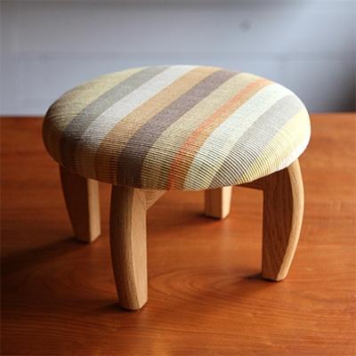 ふるさと納税 小浜市 子供イス【DOGU(ドグウ)】(イエローストライプ)