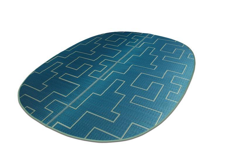 OTO い草ラグ(LL)190×240cm【KAKU-KAKU BL】