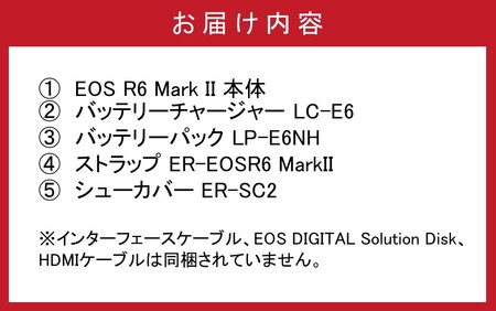 【Canon】 キヤノン ミラーレス カメラ EOS R6 MarkⅡ ボディ キャノン_0036C
