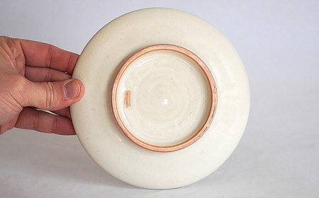 B23-154 白飛鉋コーヒーカップ&ソーサー