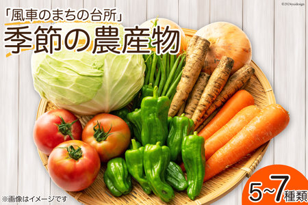 「風車のまちの台所」 季節の農産物 5～7種類 [有限会社津野町ふるさとセンター 高知県 津野町 26ar0007] 野菜 季節 お野菜 旬 国産 国産野菜 冷蔵