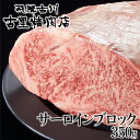 【ふるさと納税】飛騨牛 サーロインブロック 350g A5ランク　飛騨市推奨特産品　山勇畜産 牛肉 和牛 肉 熨斗掛け 熨斗掛け[D0055]