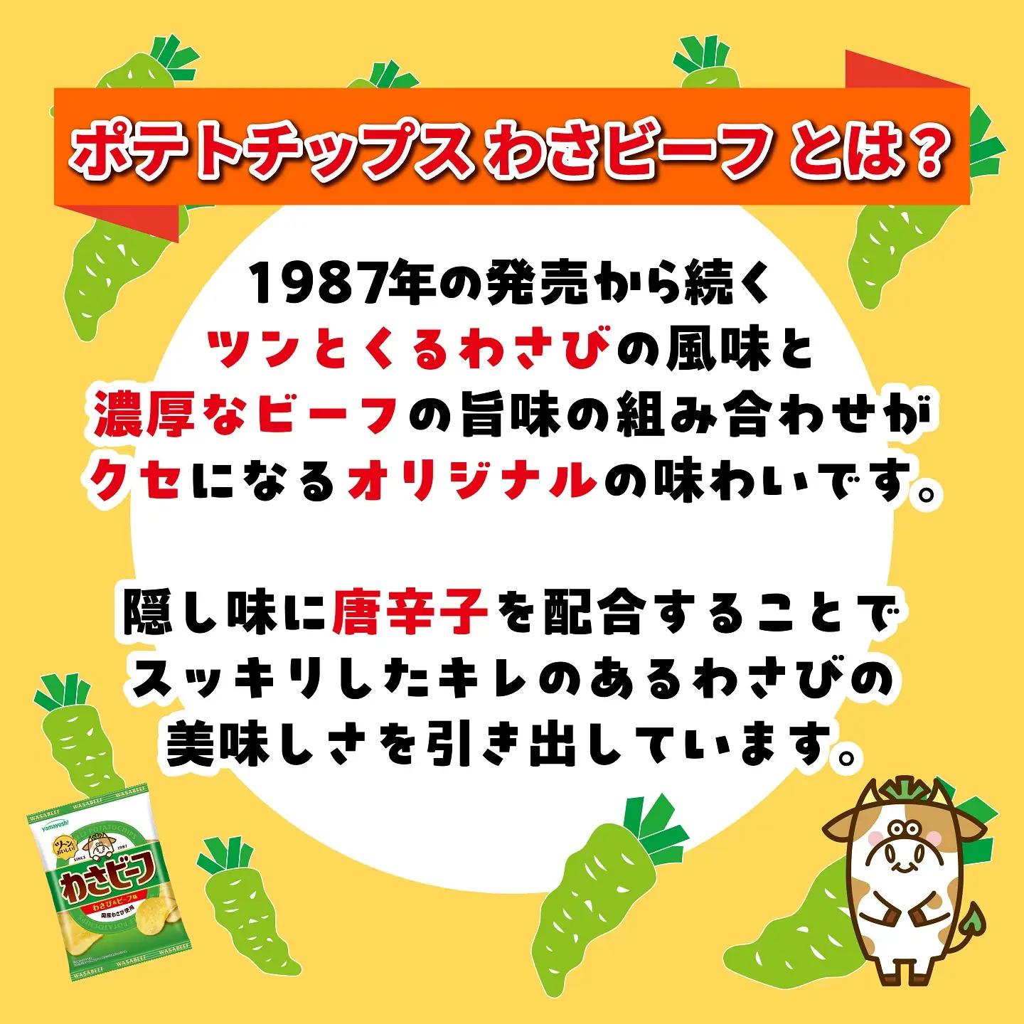  お菓子 わさビーフ（50g×12袋） ポテトチップス 山芳製菓