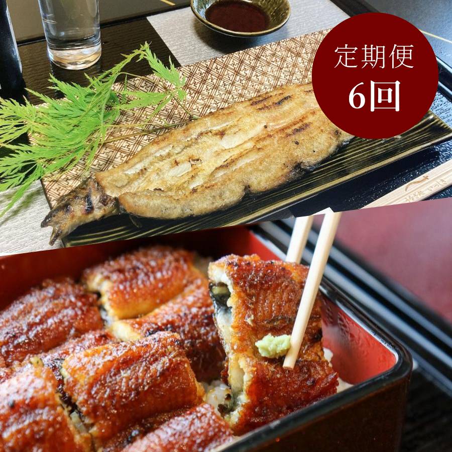 ＜一色うなぎ漁業協同組合＞「鰻蒲焼＆白焼」詰合各２尾（計4尾）【6ヵ月定期便】・I078