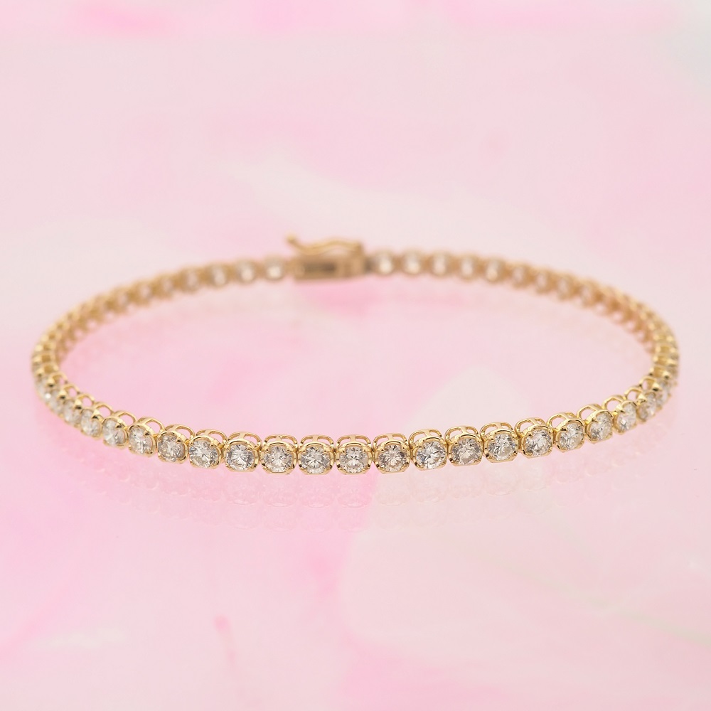 K18 3.0ctダイヤモンドブレス　HH019118