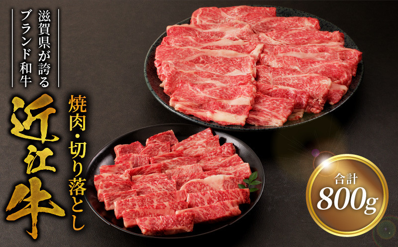
                  近江牛焼肉500ｇ・近江牛切り落とし300ｇ  ブランド 牛 日本三大和牛 近江牛 AK-0005
                