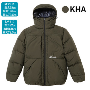 NANGA NORTHERN LIGHTS DOWN JACKET ナンガ ノーザンライト ダウンジャケット カーキL