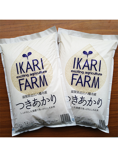 【6年産】つきあかり白米10kg（5kg×2袋）　「大粒でしっかりした食感」【C057U】