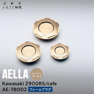 ふるさと納税 京都市 【AELLA】KawasakiZ900RS /cafe|フレームプラグ 【シャンパンゴールド】