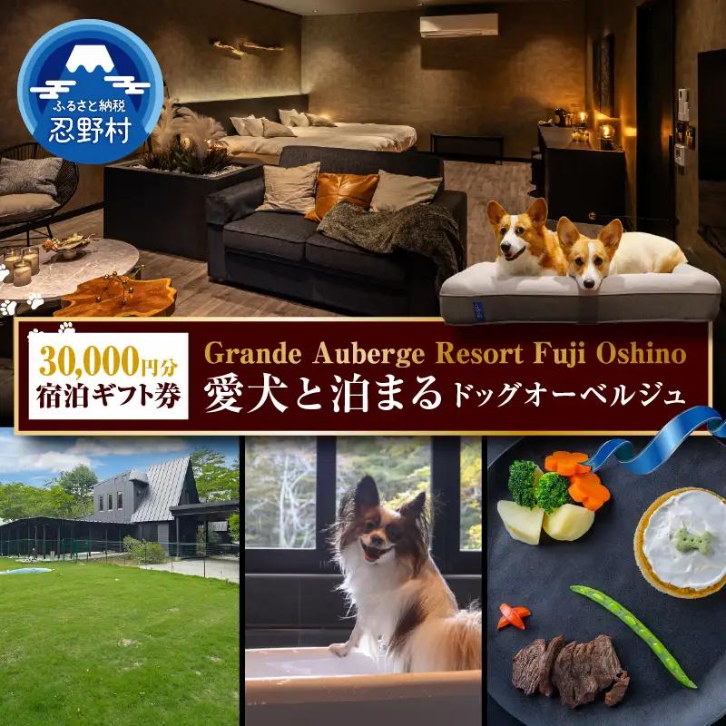 【Grande Auberge Resort Fuji Oshino】 ふるさと納税宿泊ギフト券（30,000円分）