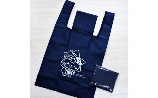 くだまるグッズ2（エコバッグ・ぬいぐるみセット）各1個 ／ エコバッグ ぬいぐるみ キャラクターグッズ くだまる マスコット ご当地キャラ バッグセット トートバッグ サブバッグ 買い物バッグ 折りたたみバッグ かわいい雑貨 癒しグッズ インテリア雑貨 子ども向け 大人かわいい ギフト プレゼント コレクション ステーショナリー風雑貨 日用品 山口県 No.101
