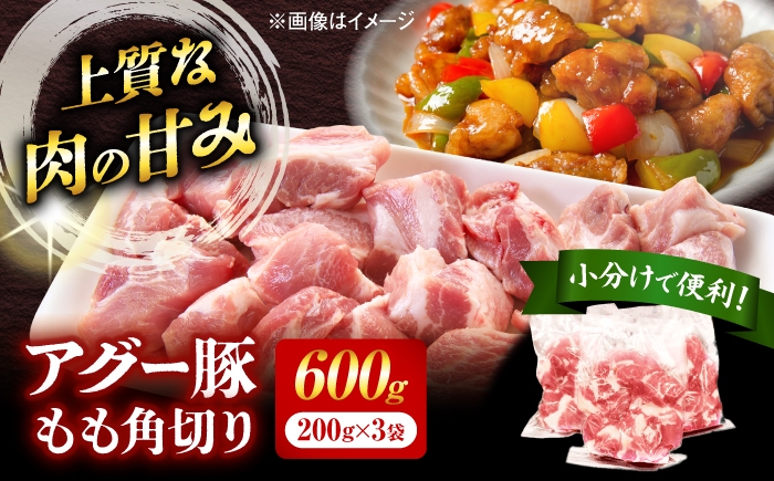 豚肉 小分け アグー豚もも角切り 600g (200g×3パック) [BCEO022] 豚肉 ぶたにく 豚にく 肉 モモ もも肉 もも モモ肉 あぐー豚 あぐーアグー豚 アグー 沖縄あぐー豚 カレー シチュー 小分け こわけ 使い切り つかいきり 角切り 冷凍 冷凍配送 国産 お取り寄せ 送料無料 人気 おすすめ 沖縄県産 沖縄市