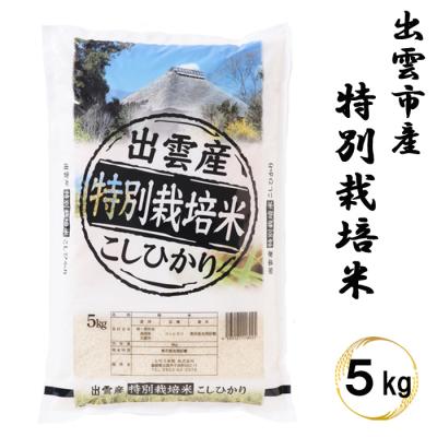 ふるさと納税 出雲市 特別栽培米　出雲市産コシヒカリ　5kg【1_1-045】