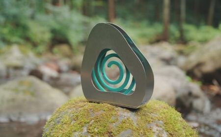 キャンプ 雑貨 蚊取り線香ホルダー MARU シルバー キャンプ