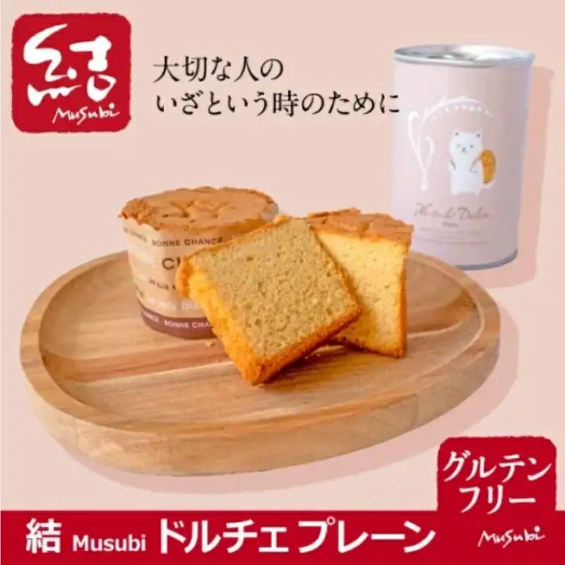 米粉パン缶詰　結Musubiドルチェ　6缶　【グルテンフリー】　長期保存備蓄【U004-ffdm004】