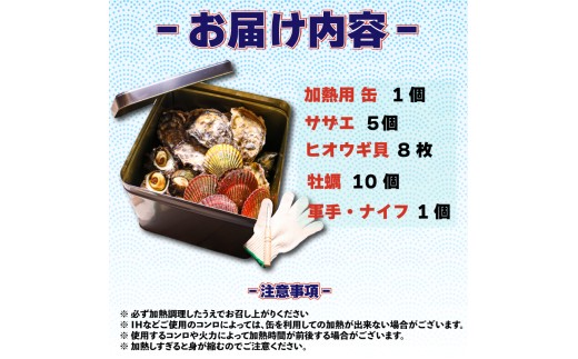 【着日指定可能】 カンカン焼き 牡蠣・ヒオウギ貝・サザエ 3種詰め合わせ (冷凍)  /  牡蠣 サザエ ヒオウギ貝 新鮮 アッパッパ貝 ギフト 贈答 のし対応可 プレゼント 海鮮 魚介 鮮魚  ガン