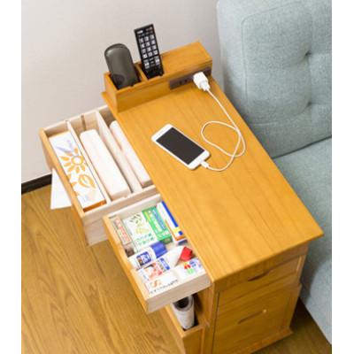 ふるさと納税 海南市 ソファーサイド　すっ桐ワゴン |  | 02