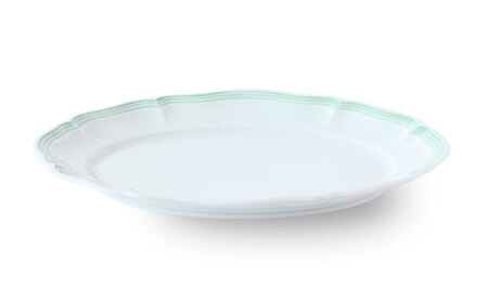 【波佐見焼】ombre de fleur オーバルプレート melodie green 4枚セット【翔芳窯】[FE483]