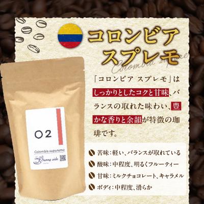 ふるさと納税 小牧市 自家焙煎珈琲コロンビア スプレモ(300g)(豆のまま)　[137S10-01] |  | 02