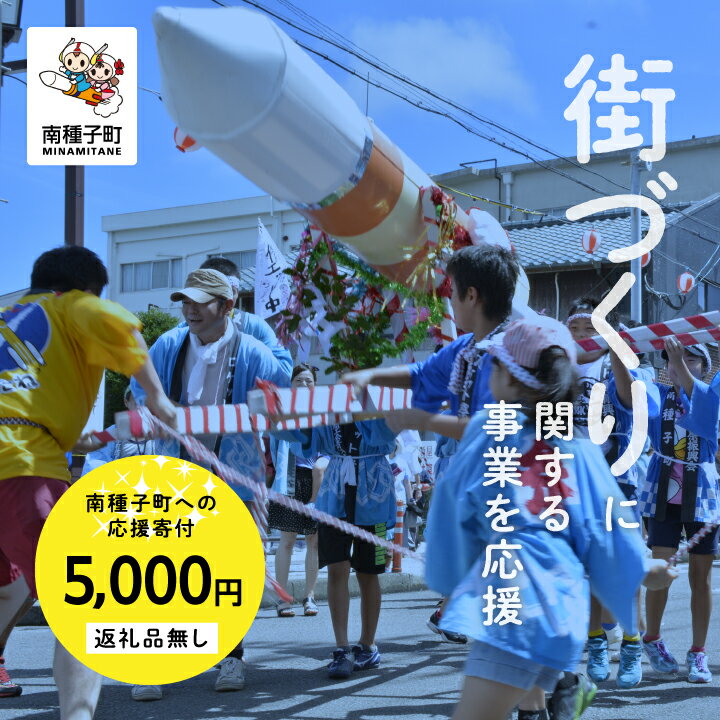 【ふるさと納税】鹿児島県 南種子 の まちづくり を応援 （返礼品なし） 5000円 寄附のみ 申込みの方 返礼品 南種子町 鹿児島 かごしま 【南種子町】