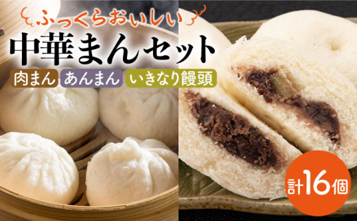 【おやつにぴったり！】 3種の中華まんセット 【五反田茶屋】 九州 佐賀県 白石町 [IAM010]