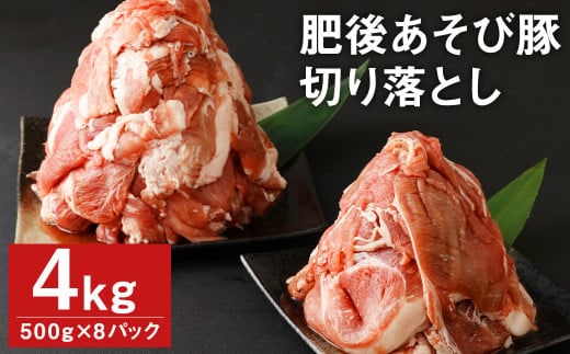 
										
										肥後 あそび豚 切落し 計4kg(500g×8パック) 国産 豚肉
									