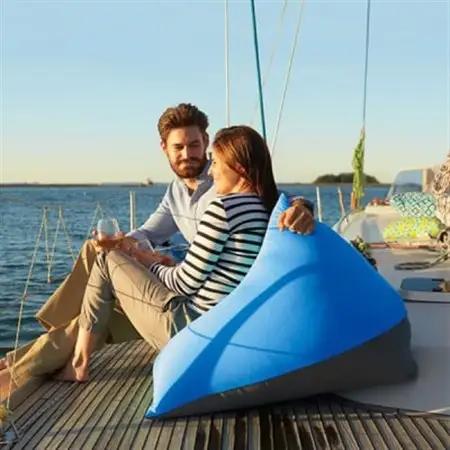 Yogibo Zoola Pyramid ロイヤルブルー_雑貨・日用品  家具・インテリア _【配送不可地域：離島】【1172294】