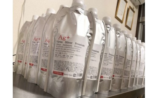 No.154 ウイレス銀プレミアム（ウイルス除去水）レフィル 500ml×24本
