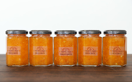 みかん農家坂元さんちの手作り不知火ジャム DECO DECO 5個セット 坂元果樹園 IB043-010 手作りジャム 手造りジャム 手づくりジャム ジャムセット マーマ マーマレード 農家 手づくり