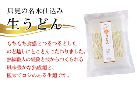 本格 生うどん 2人前×3個 太麺 もちもち つるつる こだわり製法 生麺 熟成 多加水麺