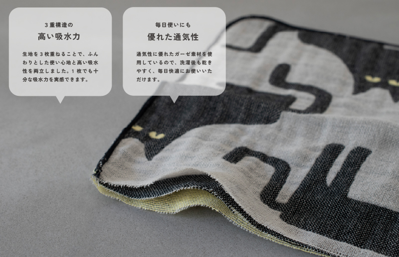 【スピード発送】yoriハンカチ単品ハンカチギフト（バード）【ハンカチ 泉州タオル 普段使い ギフト 日用品 家族 はんかち】 G3960