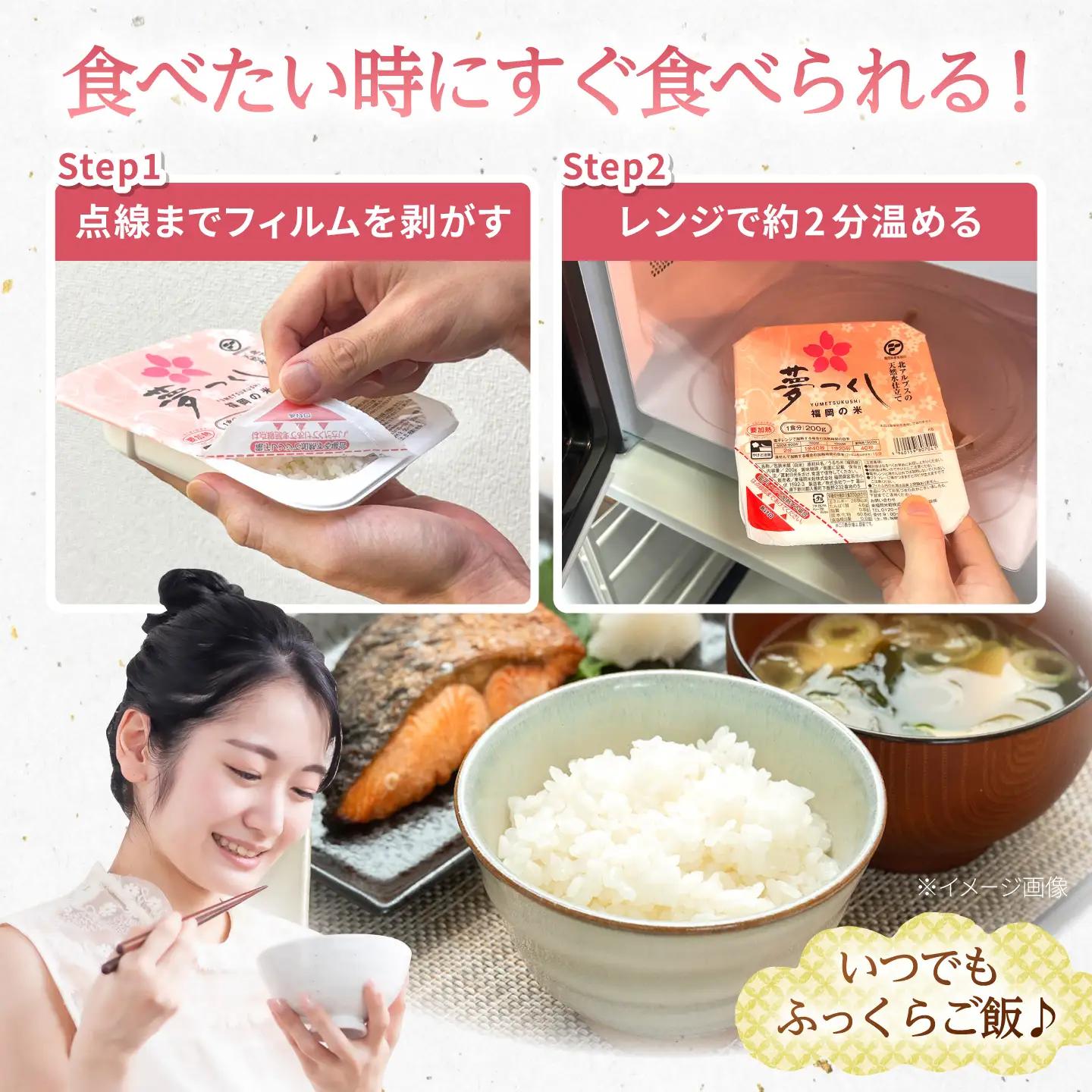 福岡県産 夢つくしパックご飯 24個 ADBG001 パックご飯 人気