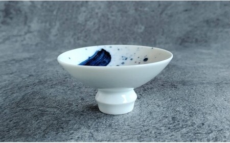 有田焼 至福の盃 龍門【松尾陶器】酒器 盃 ぐい呑み お酒 和食器 食器 うつわ 器 おちょこ お猪口 染付 青 11000円 A11-101