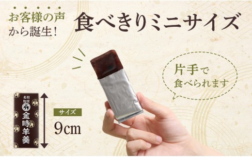 羽幌名物 ミニ金時羊羹3本入