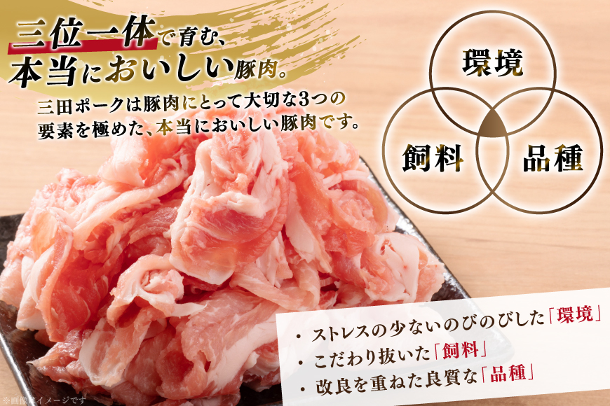 豚肉 小分け 兵庫県産 三田ポーク しゃぶしゃぶ用 3種 500g 計 1.5kg ロース 肩ロース バラ セット [パスカルさんだ 兵庫県 三田市 3d28bae660042] 冷凍 国産 しゃぶし