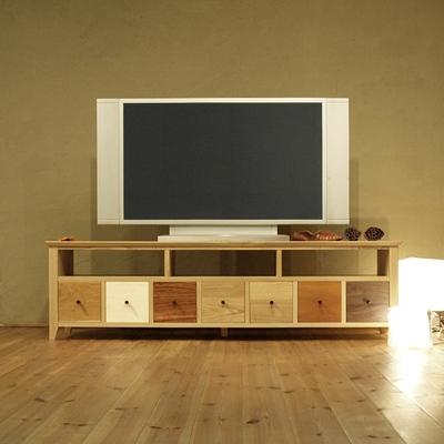 ふるさと納税 大川市 テレビボード　TONGARI　7wood-na　156cm　大川市　WAプラス