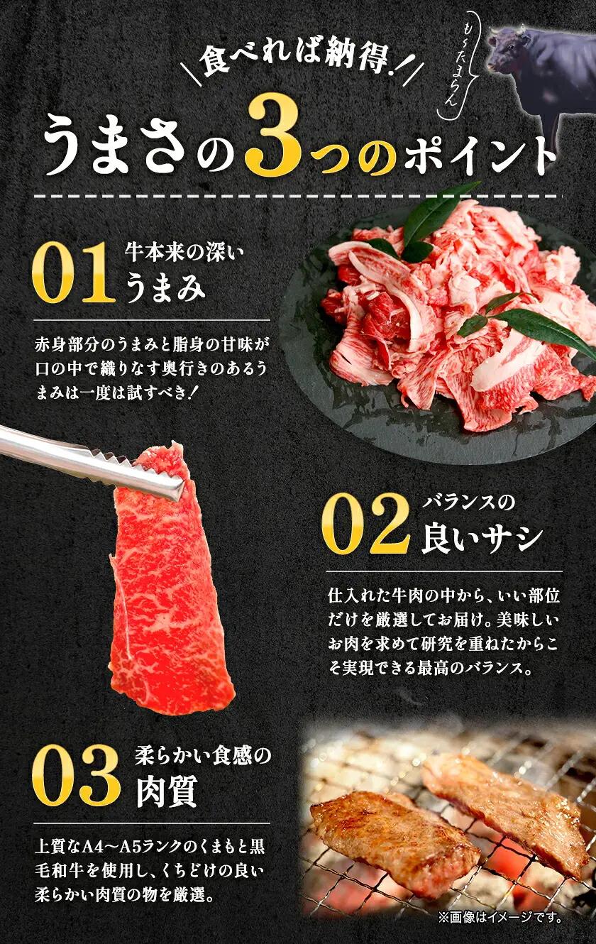【A4～A5】 くまもと黒毛和牛 切り落とし  500g  黒毛和牛