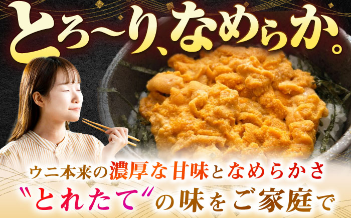 数量限定！ 生ウニ 壱岐の生うに 60g×2本セット《壱岐市》【大幸物産】 [JEH001]  30000 30000円 