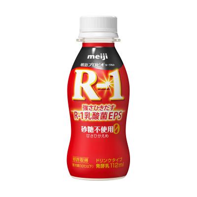 ふるさと納税 守谷市 明治プロビオヨーグルト　R-1ドリンクタイプ　 砂糖不使用甘さひかえめ 112g　24本