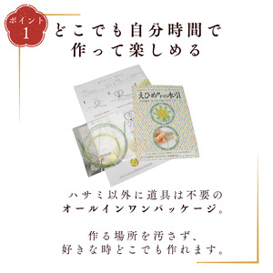 伊予の水引 花ブローチ 琥珀