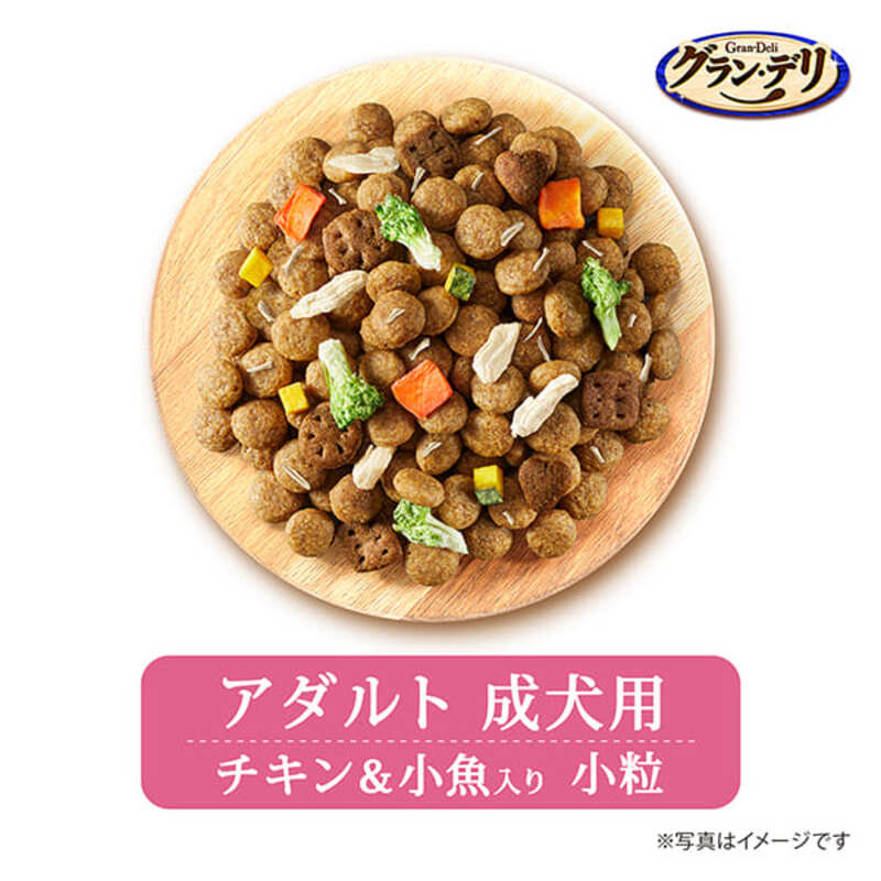 グラン・デリ フレシャス アダルト成犬用 チキン＆小魚入り 2kg×2袋 ペットフード ドッグフード 犬のごはん 犬用フード 犬 ペット ドライ ユニ・チャーム ペット ユニ・ケアー