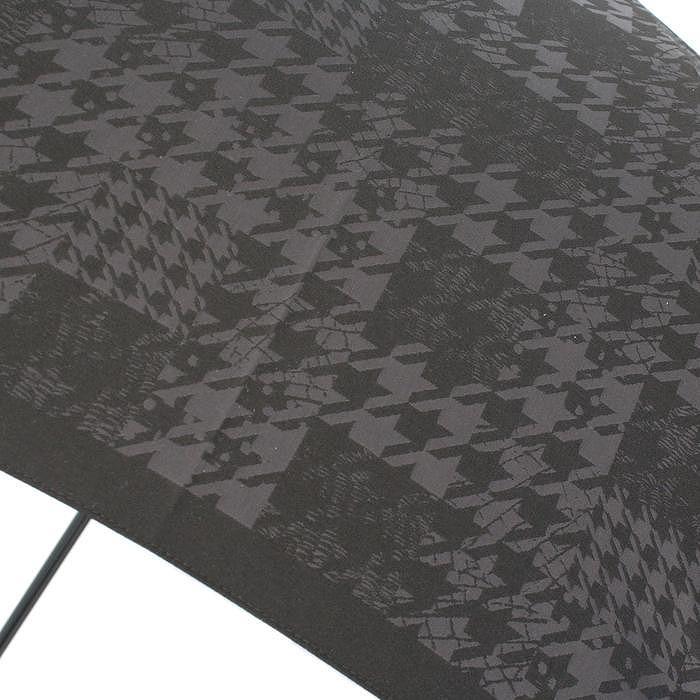 槙田商店【紳士長傘】monotone 千鳥チェック《晴雨兼用》